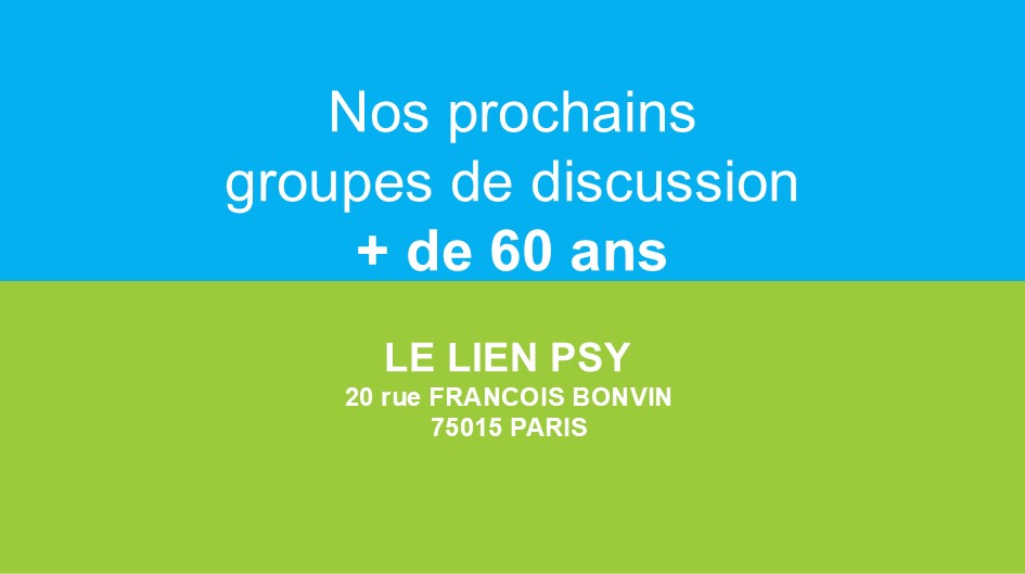 Groupe de Paroles / + de 60 ans